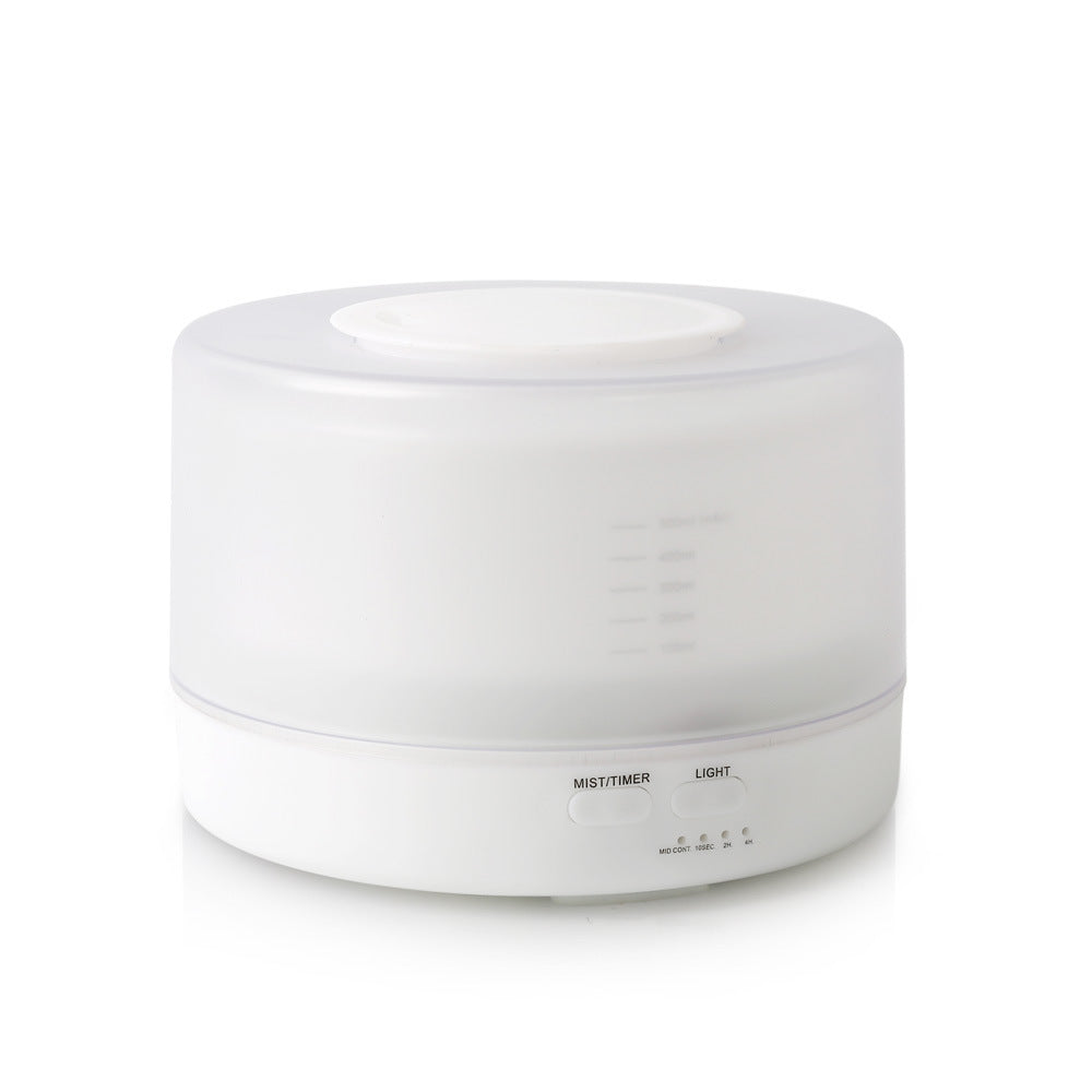 Remote-controlled aroma diffuser with wood grain humidifier