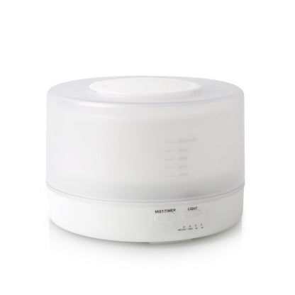 Remote-controlled aroma diffuser with wood grain humidifier