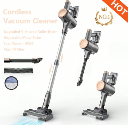 Handheld vacuum cleaner, cordless vacuum cleaner, lightweight and portable, powerful suction, 2200mAh battery.