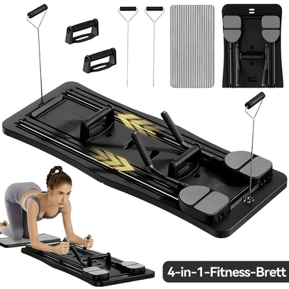 Multi-Purpose Foldable Pilates Reformer Board