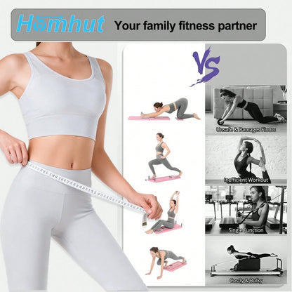 Multi-Purpose Foldable Pilates Reformer Board