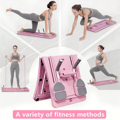 Multi-Purpose Foldable Pilates Reformer Board