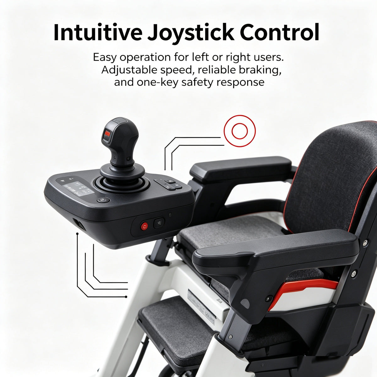 3-in-1 Smart Electric Wheelchair | Foldable Portable Power Wheelchair for Daily Use, Trips & Outdoor Activities