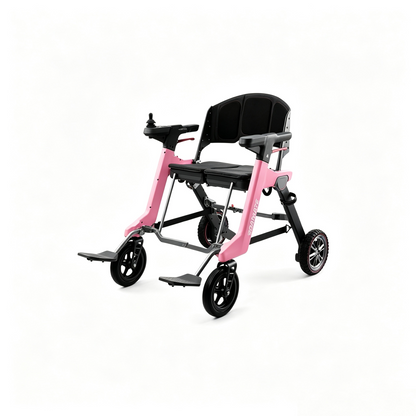 3-in-1 Smart Electric Wheelchair | Foldable Portable Power Wheelchair for Daily Use, Trips & Outdoor Activities