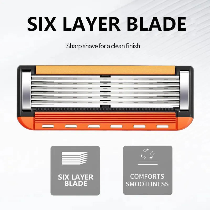 Bulk 48/24-Pack Men's Razor Refills with Handle - Value Set