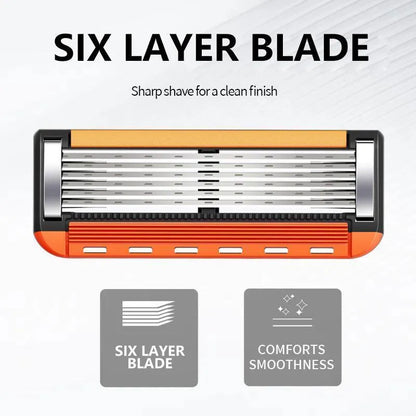 Bulk 48/24-Pack Men's Razor Refills with Handle - Value Set