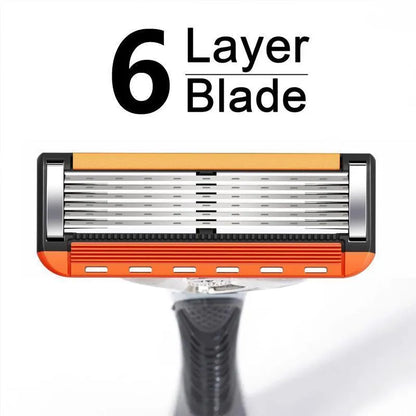 Bulk 48/24-Pack Men's Razor Refills with Handle - Value Set