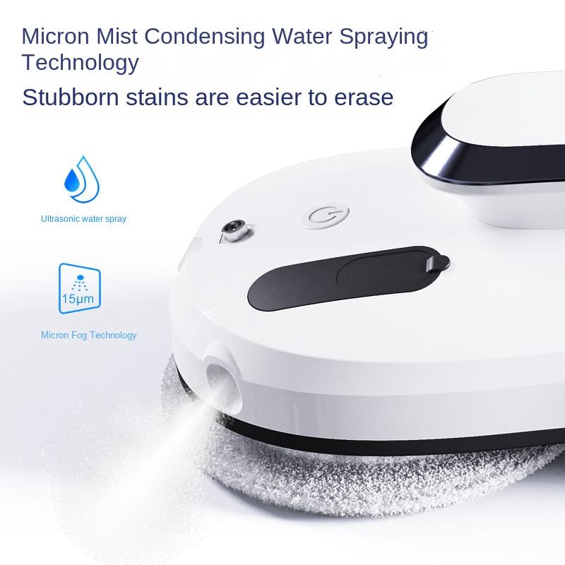 Large Suction Automatic Water Spray New Glass Cleaning Machine Window Polisher