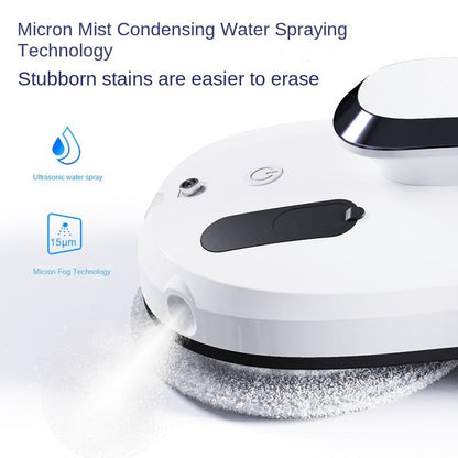 Large Suction Automatic Water Spray New Glass Cleaning Machine Window Polisher