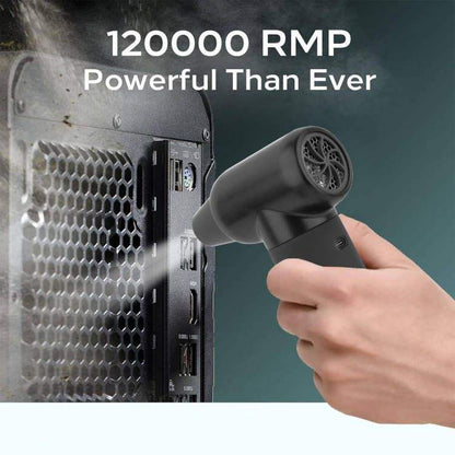 Electric Air Duster 120000 RPM Keyboard Cleaner Mini Air Blower