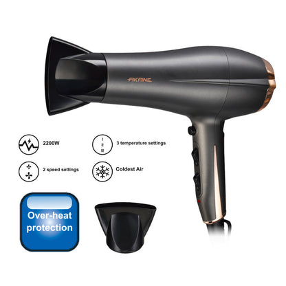 Hair dryer, hot and cold hair dryer, high power, household use