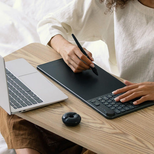 Inspiroy Keydail KD200 Wireless Digital Pen Graphic Drawing Tablet with Keyboard