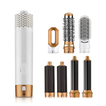 7-in-1 Multifunctional Curling Iron, Hot Air Comb, Hair Dryer, Curling Tool